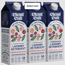 Cleancult Dish Soap Liquid Refills - Plant Based Cleaning Power - Cuts Grease & Grime - Free of Harsh Chemicals - Uses 90% Less Plastic