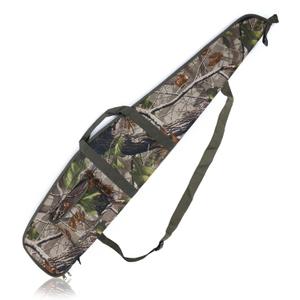 AUMTISC Soft Rifle Gun Case, 41/45/49 Inch Shotgun Carrying Bag for Scoped Rifles with Adjustable Shoulder Sling (44"-Fits Rifle Up To 41", Camo)