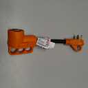 30 Amp to 50 Amp RV Adapter Cord,NEMA TT-30P to NEMA 14-50R Electrical Power Adapter with LED Power Indicator,10 Gauge RV Dogbone Adapter Cord 12 Inch with Grip,ETL Listed