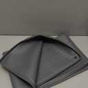 URMONA Waterproof Silicone Under Sink Mat 31'' x 22'' Shelf Liner for Kitchen and Bathroom, Cabinet and Counter Protector, Storage and Organizers, Litter Mat, Pet Cat Puppy Essentials(Dark Grey)