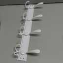 Heavy Duty Over The Door Hooks Rustproof - 25lb Over The Door Towel Rack for Bathroom, Over The Door Hanger, Door Towel Hanger, Over The Door Towel Hook, Coat Rack (1Pack, White)