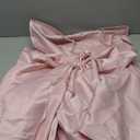 WDIRARA Women's Satin Bow Homecoming Dresses Spaghetti Strap Wedding Guest Gown Summer Mini Dress, 3X-Large