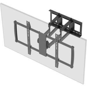 Monoprice Stable Series Full-Motion Articulating TV Wall Mount Bracket for TVs 60in to 100in Max Weight 176 lbs Extends from 2.8in to 24.6in VESA Up to 600x900 Concrete & Brick UL Certified Black
