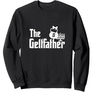 Gelt Father Hanukkah Dreidel Game Jewish Dad Menorah Latkes Sweatshirt