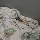 Allenjoy Twin Size Honey-Loving Bear Comforter Set Children's Literature Bed Bedding Sets Bedroom Decor with 1 Pillowcase SC00076-005