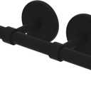 Allied Brass P1000-24-1 Prestige Skyline Collection Double Roll Tissue Toilet Paper Holder, Matte Black