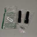 Universal Foot Pegs for Ebike Motorcycle Bicycle Mini Bike Dirt Bike Scooter, Folding Foot Rest Passenger Pegs M8 Rear Set Pedals for Ridstar Q20 Super73 Electric Bike Yamaha Harley Davidson (BLACK)