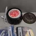 KeShi Waxing Kit for Women and Men, Digital Wax Warmer with 6 Bags Hard Wax Beads, at-Home Hair Removal Wax Kit for Full Body, Face, Eyebrow, Bikini, Legs, Brazilian & Sensitive Skin(Graphite)