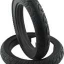 12.5x2.50 Solid Tire Electric Scooter Replacement Wheels, Scooter Accessories, Front/Rear Rear Solid Tires(2pcs)