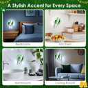 Hohean Wall Fragrance Plug in with Night Light, Compatible with Bath & Body Works WallFlower Fragrance, Wall Plug Oil Diffuser with Nightlight for Home, Office(1 Pack,Flocked Shamrock)