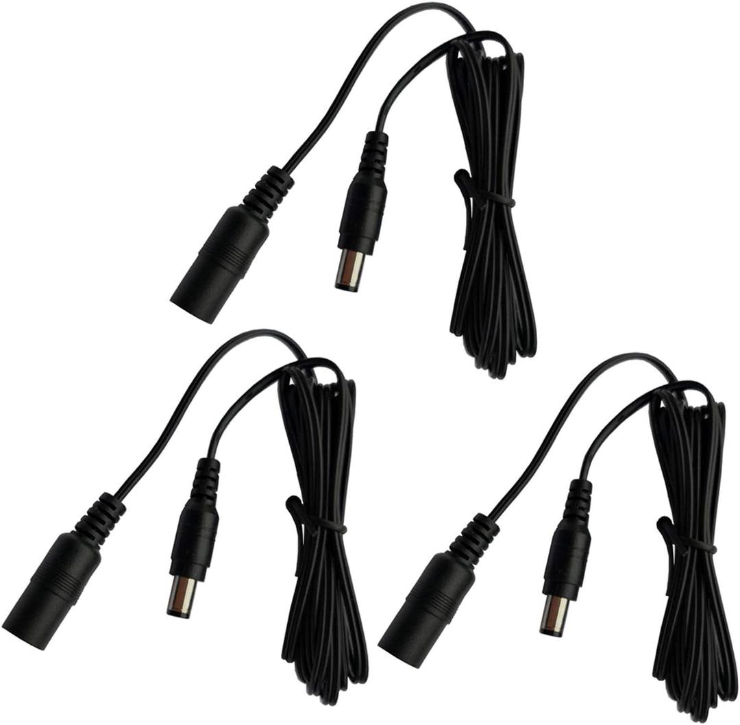 UpBright 3-Pack x 6ft Extension Cord - Compatible with Philips Hue Play Light Bar & Bulbs (7820430U7, 440400980001, S020XM2400083, 7820130U7, 7820230U7, 7820330U7, 782031 U7 Light Strip)