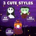 ArtCreativity Halloween Spit Bubble Squeeze Toys - Set of 12 Squeeze Toys - Squishy Stress Toys That Blow Bubbles When Squeezed - Non-Candy Goodie Bag Stuffers for Kids