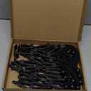 Tarp Clips Heavy Duty Lock Grip - 40 Pcs Tent Clip, Tarp Clamp, Tarp Hold Down Clips, Awning Tarp Clamps for Canopy (Black)