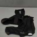 ROCKBROS Cycling Shoe Covers Thermal Bike Shoe Covers Windproof Shoe Warmers Overshoes Mountain Road Bike Shoes Covers Fleece Black Medium