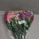 AGIRL 24 Bundles Artificial Flowers for Outdoor, No Fade Fake Plastic Flowers Faux Plants for Decoration Hanging Planters Indoor Outside Garden Porch Window Box Home Wedding Farmhouse