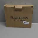 Flameless Candles Battery Operated Pillar Real Wax Flickering Electric LED Candle Gift Sets with Remote Control Cycling 24 Hours Timer, Pack of 6 (3" D x 4" H, Ivory)