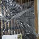 Pets Dog Exercise Pen & Playpen, 24" W x 36" H, with Door, Black