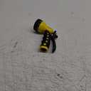 Dramm Revolver Heavy Duty 9-Pattern Garden Hose Nozzle Adjustable Metal Spray Gun with Thumb-Control Flow & Ergonomic Grip Yellow Revolver