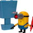Minions Despicable ME 4 Launch & Blast Mega Mel Action Figure | Push Down On Mel's Head to Fire His Blaster | Collect All 5 | All with A Different Play Feature and Accessories