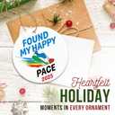 3 x ZAGKOO Christmas Running Gifts for Women, Men - Running Ornament for Christmas Tree, Cross Country Gifts for Runners Women, Track Runner Female - Marathon Gift Ideas - Ceramic Ornament 2025 Decoration