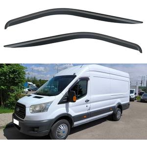 Window Visors Rain Guards Shield for Ford Transit 2014-2025, Out-Channel Window Vent Wind Deflectors Visors Shades for 14-25 Transit