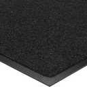 Kuyal Door Mat, 2'x4' Indoor Outdoor Entrance Mat to Trap Dirt and Moisture, Non Slip Waterproof Outdoor Mats, Commercial Floor Inside Outside Entrance, Heavy Duty Durable Welcome Mats, Black