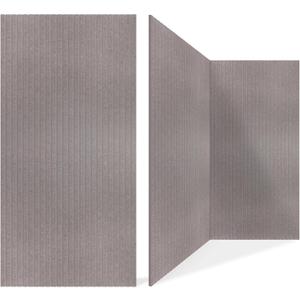 5 Pack Acoustic Panels,47.2x23.6x0.4 inch Acoustical Wall Panels,Large Soundproof Panels,Self-Adhesive Sound proof panels for walls,Acoustic Treatment for Recording Studio&Office Vertical,Brown