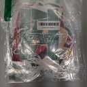 LANKBACK 8Pcs Christmas 1st Birthday Honeycomb Centerpieces for Oh What Fun It Is to Be One Christmas 1st Birthday Party Decorations Green Red Sliver