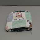 Cute Animals Baby Blankets for Boy Girl Forest Animals Patchwork Soft Flannel Swaddle Receiving Blanket for Infant Toddler Crib Bear Moose Fox Raccoon Wolf Nursery Bed Blankets 30x40inch