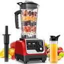 1800W Blender for Smoothies, Countertop Blenders for Kitchen with 70 Oz BPA-Free Pitcher and 20 oz To-Go Cup, 28000 RPM High-Speed Motor Blender for Ice Crushing, Frozen Drinks, Milkshakes (Red)