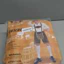 Spooktacular Creations Mens German Bavarian Oktoberfest Costume Set, Beer Costume Hat for Adults Halloween and Beer Festival (X-Large, Brown)