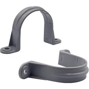ISPINNER 4pcs 4 Inch PVC Pipe Straps, 2 Holes Plastic Conduit Strap for PVC Pipes, Conduit and Cables, UL Listed