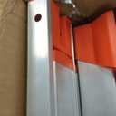 Ladder, A Frame 4 Step Ladder Extension, 14 FT Anti-Slip Multi Position & Storage Folding Ladder, 330 lbs Security Load Telescoping Aluminum Ladders for Stairs Home Indoor Outdoor Roof (Silver)