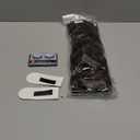 Clip in Hair Extensions,Aisaide 4PCS 16 inch Curly Hair Extensions Short Soft Natural Hairpiece Lace Weft Curly Wave Clip Ins Extensions Invisible for Women (Dark Chocolate Brown)