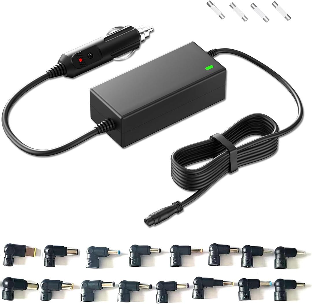 VHBW Universal Car Charger 12V-24V DC Adapter 45W/65W/90W for HP Dell Lenovo Acer Asus Toshiba Sony Samsung LG Monitor TV JBL Bose Speaker Laptop Power Supply