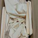 Portable Foldable Bathtub, Freestanding Bathtub No Installation, Bathroom SPA Soaking Bath Tub, Shower Stall Collapsible Hot & Ice Bath for Indoor Outdoor (Beige, 59"L x 21.6"W x 19.6"H)