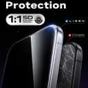 LISEN 2 Pack [Top 9H+ Hardness] Glass for iPhone 16E / iPhone 14 / iPhone 13 Screen Protector, Military Grade Shatterproof 8K HD Auto Dust-Elimination Bubble Free Tempered Glass with Ultra Fit Tray