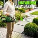 20.4" Hedge Trimmer Cordless, Electric Bush Trimmer with 2× 2.0Ah Battery