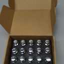 SCITOO M12x1.25 Wheel Lug Bolt 12x1.25 Lug Nut Bolts 20 Pcs Silver Shank Length 28mm Compatible for Jeep Compass for Renegade for Cherokee, for Fiat, for Chrysler 200, for Dodge Dart