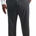 Haggar Men's Big & Tall Classic Fit Premium Comfort Dress Pant, 48W x 32L