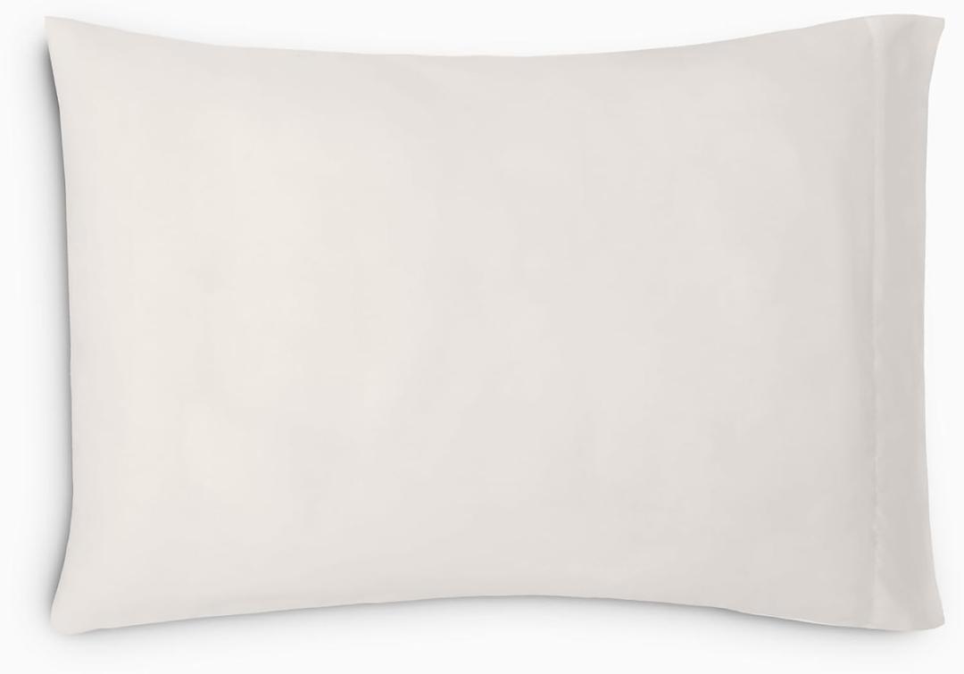 SIJO AiryWeight Tencel Pillowcases Set, 100% Lyocell derived from Eucalyptus, 2-Pack, Temperature Regulating, Cooling, Hypoallergenic, Moisture Wicking, Silky Soft (Ivory, Queen)