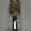 FIXBODY Boar Bristle Hair Brush - Curved & Vented & Oversize Design Detangling Hair Brush for Women Long, Thick, Curly and Tangled Hair Blow Drying Brush (Gold)