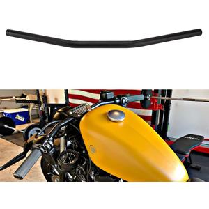 Motorcycle Drag Bars Handlebars 25mm 1" Universal For Bobber Cafe Racer Sportster Cruiser XL 883 1200 Custom Chopper Softail Dyna Street Bob Black (1" 25mm)
