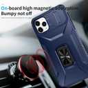 Magnetic Case for iPhone 11 Pro Max, Phone Case iPhone 11 Pro Max,iPhone 11 Pro Max Case with Camera Cover & Kickstand Military Grade Shockproof Cover for iPhone 11 Pro Max Blue