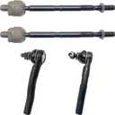 4pc Outer and Inner Tie Rod End Kit EV800937 ES801156 ES801157, Steering Tie Rod End, Outer Inner Tie Rod Ends for Honda CR-V 2012 2013 2014 2015 2016