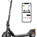 5TH WHEEL V20 Pro Electric Scooter, 10" Solid Tires, 350W Motor & 18 MPH, Turn Signals and Dual Brakes, APP Control & E-Lock, Portable and Foldable Commuter Electric Scooter for Adult