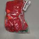 Red Women Christmas Stockings And Gloves Fishnet Lingerie
