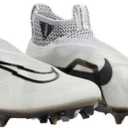 Nike Alpha Menace Elite 3 Mid Men's Football Cleats White Black Brown CT6648-100 Size 13 Medium US