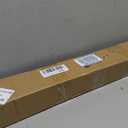 White Tension Curtain Rod 51-145In, Extra Long Adjustable Tension Rod No Drilling for Window or Bathroom,Outdoor Curtain Rod for Patio, Easy to Install, Never Rust, Rod Diameter 1.26 Inches-White