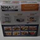 Ninja Flip Toaster Oven & Air Fryer, 8-in-1 Functionality, Flip Up & Away Capability for Storage Space, Large Capacity, Air Fry Basket, Sheet Pan, Wire Rack & Removable Crumb Tray, Stainless,1800 Watts, SP151
